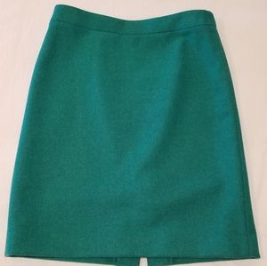 JCrew Factory Pencil Skirt in double-surge wool